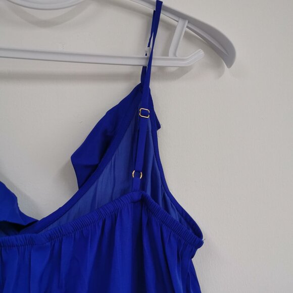 Lilly Pulitzer Jumpsuit Womens Cold Shoulder Flowy Wide Leg Size M - Picture 10 of 11